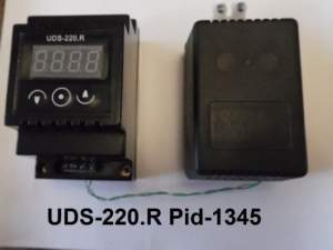 ПИД-регулятор UDS-220.R Рid-1345 25А 5 кВт терморегулятор симисторный Pid-регулирование на DiN-рейку до +1345 градусов с термопарой тха K и под тхк L